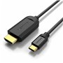 Vention CGUBH câble vidéo et adaptateur 2 m USB Type-C HDMI Noir