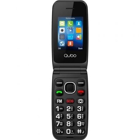 Téléphone portable pour personnes âgées Qubo NEO2NW BK SOS 2