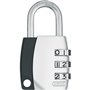 Cadenas a combinaison - ABUS - 155/30 B/DFNLI - Anse acier - Code numérique a trois chiffres personnalisable