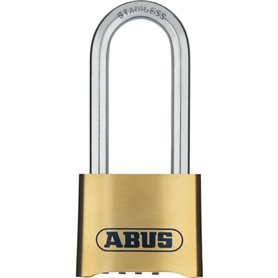 Cadenas a combinaison - ABUS - 180IB/50HB63 B/DFNLI - Corps laiton forgé - Anse inox - Code numérique