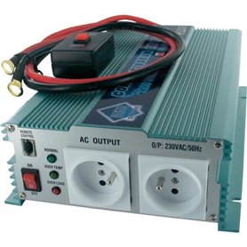 Convertisseur Transformateur de Tension 12/220V 1200W avec Télécommande