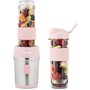 Mini blender - SMOO12 - 300 W - 570 mL - Rose pastel - 2 gourdes incluses