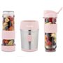 Mini blender - SMOO12 - 300 W - 570 mL - Rose pastel - 2 gourdes incluses