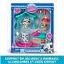 Pack a theme 3 Pets - BANDAI - Littlest Pet Shop Neige - Animaux et accessoires