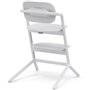 CYBEX - Chaise haute évolutive - Pack 3 en 1 -  LEMO 2 - Blanc - Réglable en hauteur et en profondeur - Set bébé inclus