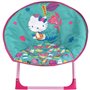 Siege lune pliant pour enfant - FUN HOUSE - HELLO KITTY - Dimensions H.47x L.54x P.45 cm - Intérieur