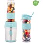 Mini blender - SMOO16 - 300 W - 570 mL - Bleu pastel - 2 gourdes incluses