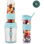 Mini blender - SMOO16 - 300 W - 570 mL - Bleu pastel - 2 gourdes incluses