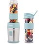 Mini blender - SMOO16 - 300 W - 570 mL - Bleu pastel - 2 gourdes incluses