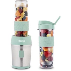 Mini blender - SMOO18 - 300 W - 570 mL - Vert pastel - 2 gourdes incluses