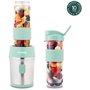 Mini blender - SMOO18 - 300 W - 570 mL - Vert pastel - 2 gourdes incluses