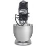 Robot pâtissier - H.Koenig - KM120 - 800 W - Bol inox 5 L - 8 vitesses - Gris mat et argent