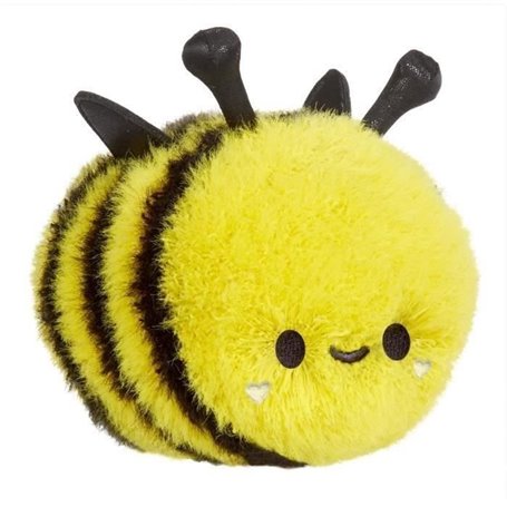 Fluffies Stuffiez - Peluche ASMR a personnaliser - Abeille/Coccinelle - Rembourrage a retirer et découvrir un autre personnage -