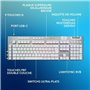 Clavier gamer - sans fil - Logitech G - G915 X - Switch tactile  - AZERTY - Blanc