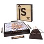 SCRABBLE Premium Edition 75eme anniversaire Plateau en bois - MATTEL GAMES - HPK87 - Jeux famille Scrabble 75 ans - 2 a 4 joueur