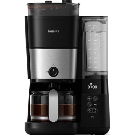 Cafetiere filtre avec broyeur intégré - PHILIPS - HD7888/01 - Jusqu'a 10 tasses - 1