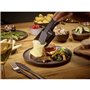 Raclette Gril - SEVERIN - RG2360 - 4 pers. - Compacte - Plaque 24 x 24 cm - Inclus 4 Poelons et spatules - Noir