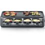 Appareil a raclette - SEVERIN - RG2365 - 8 personnes - Plaque de cuisson céramique 48 x 24 cm - Gril raclette 1300 W - Noir