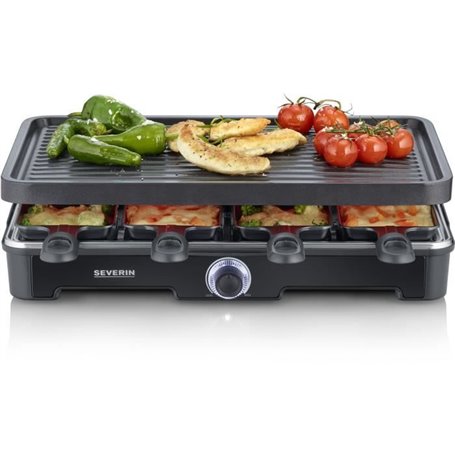 Appareil a raclette - SEVERIN - RG9670 - 8 personnes - Grande plaque de cuisson antiadhésive  41