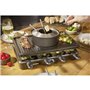 Combiné Raclette-Fondue - SEVERIN - RG2347 - 8 pers - Caquelon avec 8 fourchettes et 8 spatules - Noir