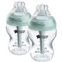 Lot de 2 biberons - TOMMEE TIPPEE - AAC - Anti colique - 260 ml - Transparent