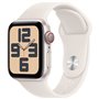 Apple Watch SE GPS + Cellular - 40mm - Boîtier Starlight Aluminium - Bracelet Starlight Sport Band - S/M