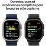 Apple Watch Ultra 2 GPS + Cellular - 49mm - Boîtier Black Titanium - Bracelet Black Titanium Milanese Loop - L