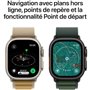 Apple Watch Ultra 2 GPS + Cellular - 49mm - Boîtier Black Titanium - Bracelet Black Titanium Milanese Loop - L