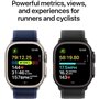 Apple Watch Ultra 2 GPS + Cellular - 49mm - Boîtier Natural Titanium - Bracelet Blue Trail Loop - S/M