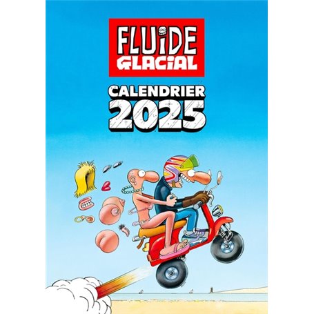 Calendrier 2025 des Couvertures Fluide Glacial