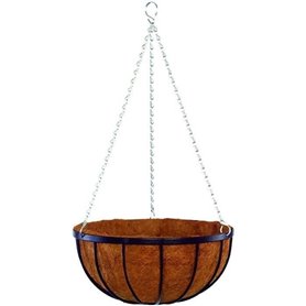 Suspension + coco - GARDEN ID Georgian - Ø30 H17 cm - Coco premium - Structure solide - Profond pour le développement des plante