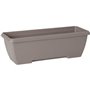 Jardiniere - GARDEN ID Teramo - Taupe 60 cm - Solidité - Réserve d'eau intégrée - Recyclé & 100% recyclable - Volume pour plante