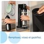 Bouteille isotherme BRITA pour sodaTRIO - acier inoxydable - 1L - noire