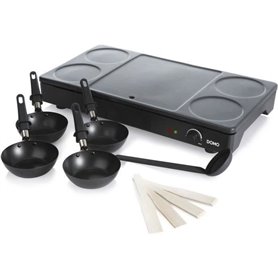 Set Gourmet DOMO - Crepiere/Wok - 4 personnes - 1000W - DO8712W