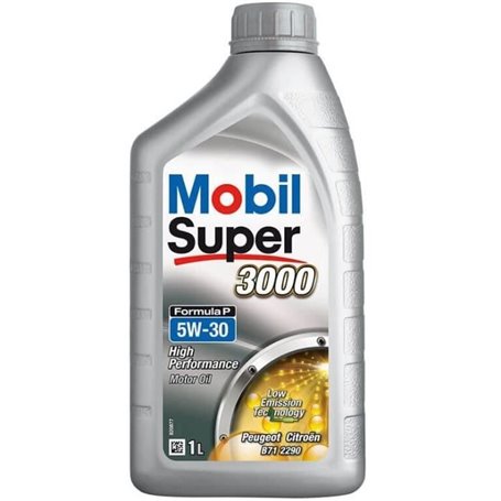 MOBIL Huile-Additif SUPER 3000 Formula-P - Synthetique / 5W30 / 1L