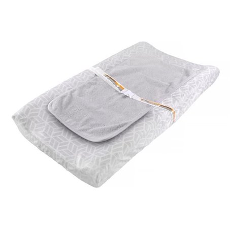 INGENUITY Matelas a langer avec 1 housse de protection imperméable