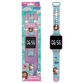 Lexibook - Gabby et la Maison Magique - Montre LED connectée - Bracelet ajustable