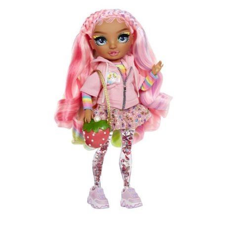 Rainbow High - Sparkle & Shine - Poupée mannequin de 27cm - Rose - Jambes avec liquide pailletés - Des 4ans