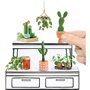 MGA Miniverse - Botanicals - Jeu Créatif - Mini plantes - Loisirs créatif et décoratif en résine - Non Comestible - 8 ans et plu