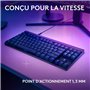 Clavier gamer - filaire - Logitech G - G515 TKL -  Mécanique - RGB - AZERTY - Noir