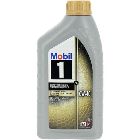 Bidon huile de moteur - MOBIL1 - 0W-40 FS - 1 L - 4 saisons