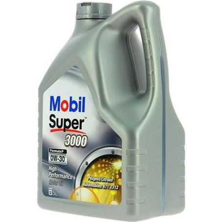 MOBIL Huile-Additif SUPER 3000 Formula-P - Synthetique / 0W30 / 5L