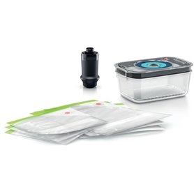 Kit pour mise sous vide - BOSCH - MSEV6FS1 - Boîte sous vide avec bac 1 L - 3 sacs de 1