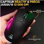 Souris Gamer filaire - The G-Lab - KULT-COBALT - RGB - 12800 DPI - Noir