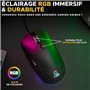 Souris Gamer filaire - The G-Lab - KULT-COBALT - RGB - 12800 DPI - Noir