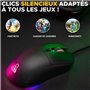 Souris Gamer filaire - The G-Lab - KULT-COBALT - RGB - 12800 DPI - Noir