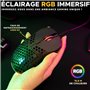 Souris Gamer filaire - The G-Lab - KULT-OXYGEN - RGB - 12800 DPI - Noir