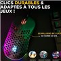 Souris Gamer filaire - The G-Lab - KULT-OXYGEN - RGB - 12800 DPI - Noir