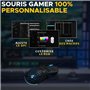 Souris Gamer filaire - The G-Lab - KULT-OXYGEN - RGB - 12800 DPI - Noir