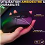 Souris Gamer Competitif - Avec ou sans fil - The G-Lab - KULT-TITAN - RGB - 12000 DPI - Noir